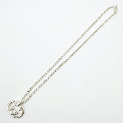 Gucci Interlocking Silver Necklace 49 cm — view 6