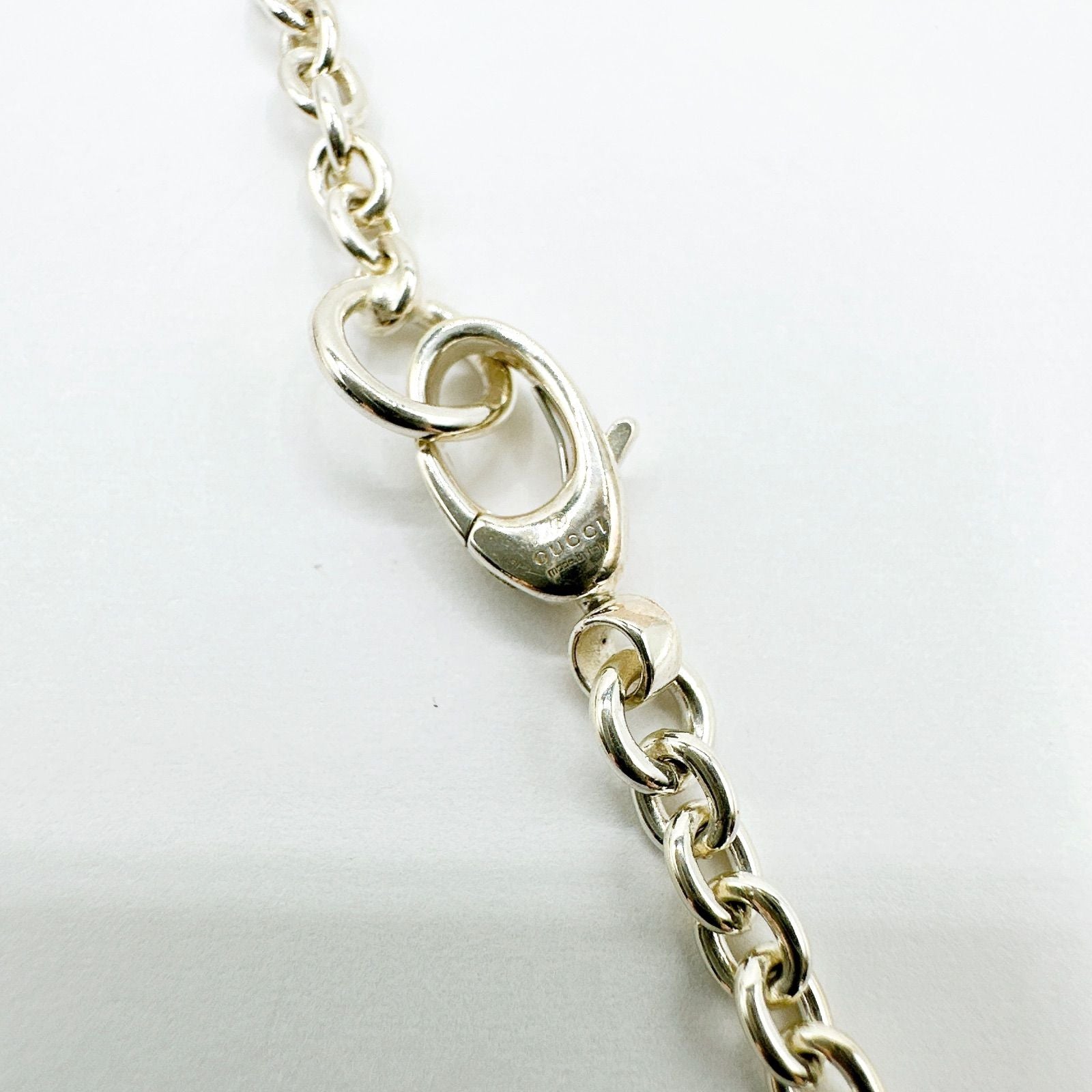 Gucci Interlocking Silver Necklace 49 cm — view 3