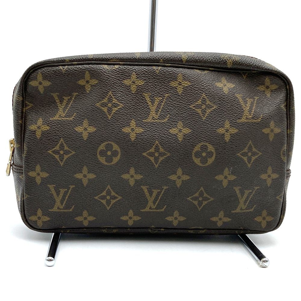 Louis Vuitton Trousse Toilette 28 Pouch Monogram Canvas Brown