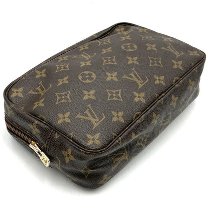 Louis Vuitton Trousse Toilette 28 Pouch Monogram Canvas Brown — view 3