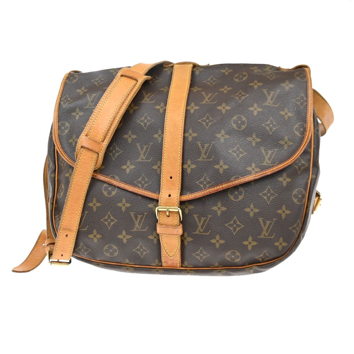 Louis Vuitton Saumur 35 Shoulder Bag Monogram Leather