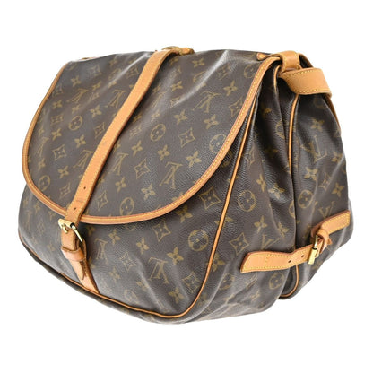 Louis Vuitton Saumur 35 Shoulder Bag Monogram Leather — view 3