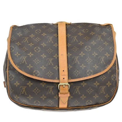 Louis Vuitton Saumur 35 Shoulder Bag Monogram Leather — view 4