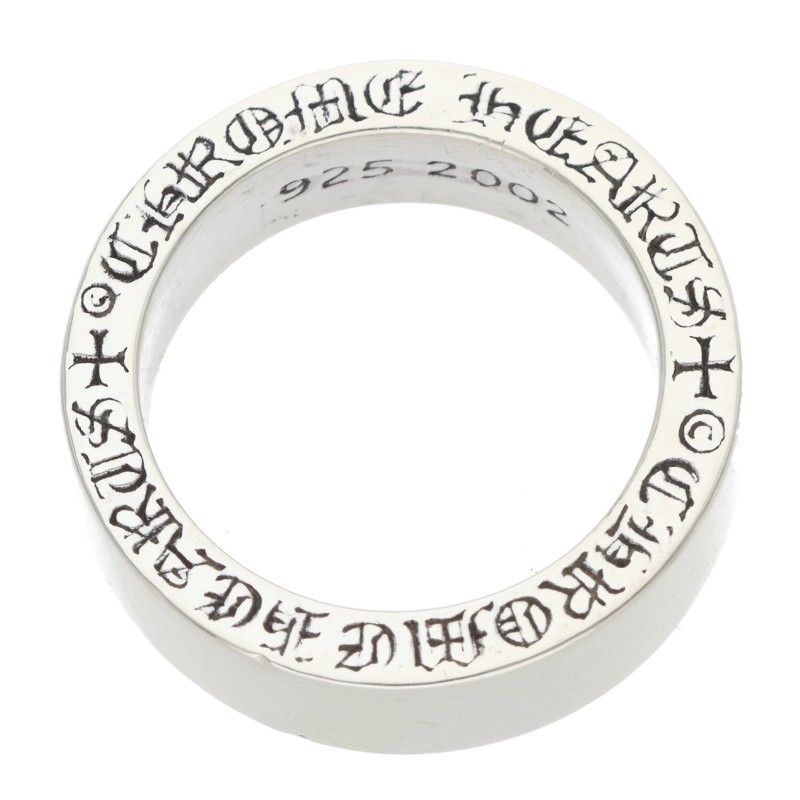 Chrome Hearts Spacer Pln Plain Silver Ring