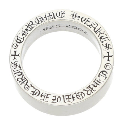 Chrome Hearts Spacer Pln Plain Silver Ring