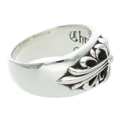 Chrome Hearts Flrl Crs Floral Cross Silver Ring — view 5