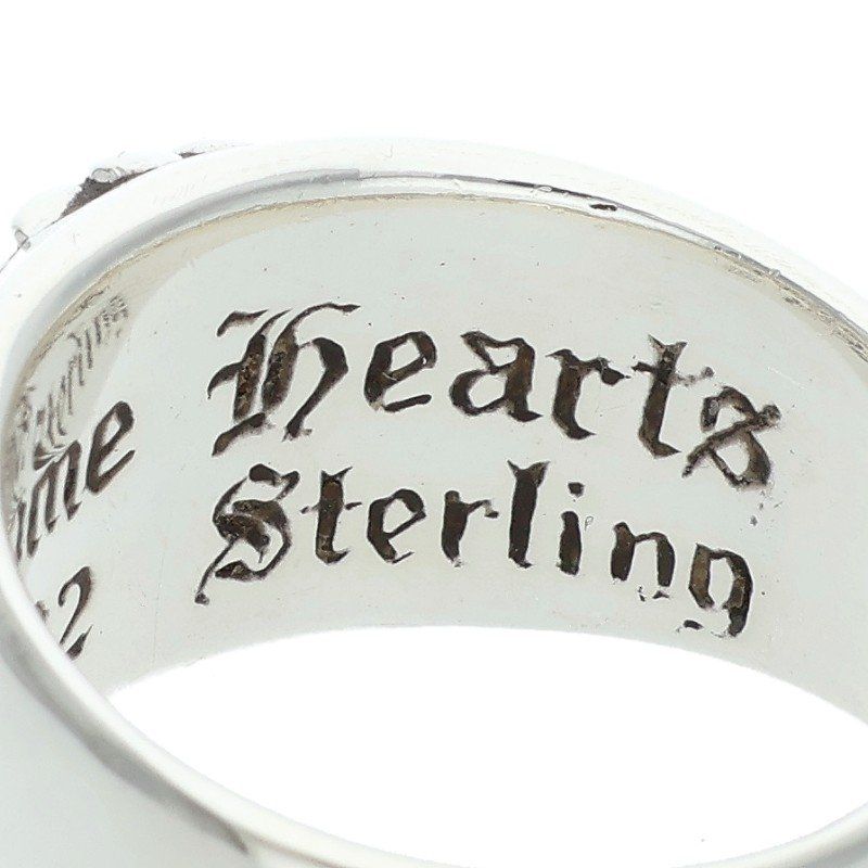 Chrome Hearts Flrl Crs Floral Cross Silver Ring — view 4