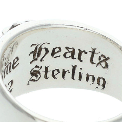 Chrome Hearts Flrl Crs Floral Cross Silver Ring — view 4