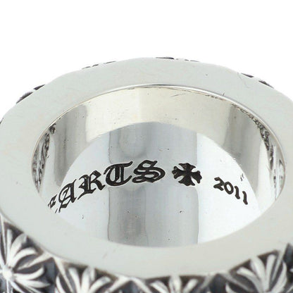 Chrome Hearts Pete Punk Triple Row Silver Ring — view 5