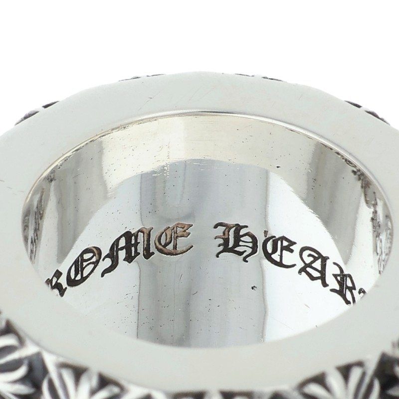 Chrome Hearts Pete Punk Triple Row Silver Ring — view 4