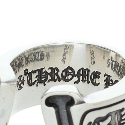 Chrome Hearts LG Scroll Label Silver Ring — view 3