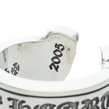 Chrome Hearts LG Scroll Label Silver Ring — view 4