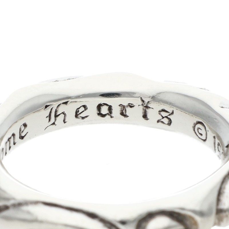 Chrome Hearts Scrl Band Scroll Silver Ring — view 4