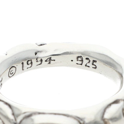 Chrome Hearts Scrl Band Scroll Silver Ring — view 5