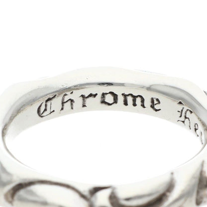 Chrome Hearts Scrl Band Scroll Silver Ring — view 3