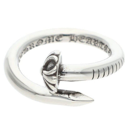 Chrome Hearts Nail Crsball Cross Ball Silver Ring