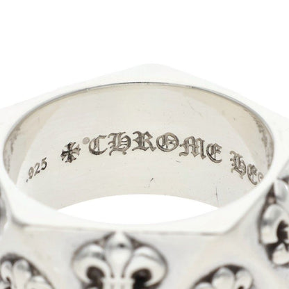 Chrome Hearts Pentagon BS Flare Silver Ring — view 3