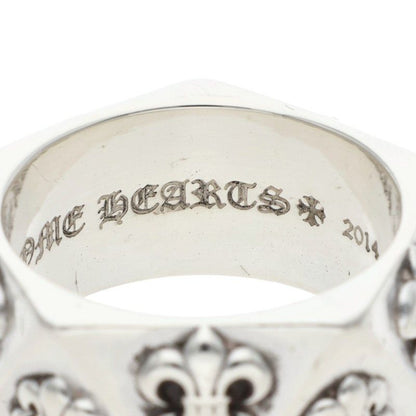 Chrome Hearts Pentagon BS Flare Silver Ring — view 4