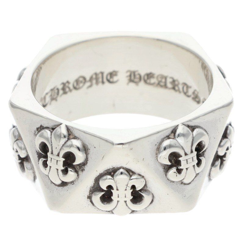 Chrome Hearts Pentagon BS Flare Silver Ring