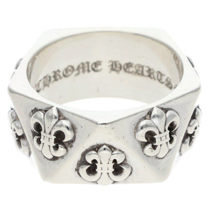 Chrome Hearts Pentagon BS Flare Silver Ring