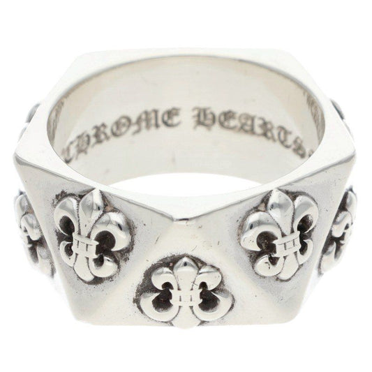 Chrome Hearts Pentagon BS Flare Silver Ring