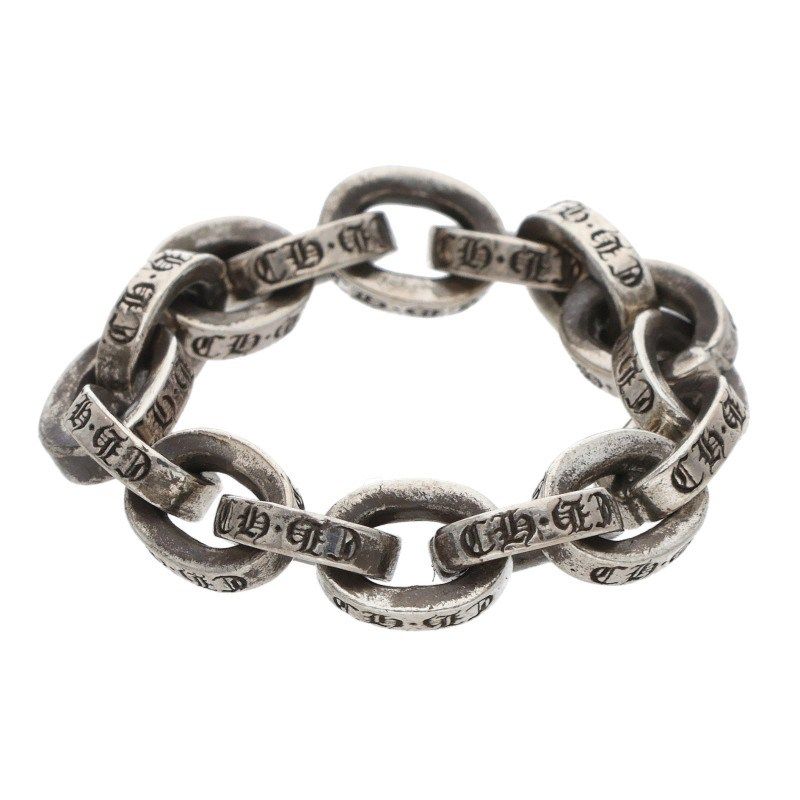 Chrome Hearts Paper Chain Ring Silver