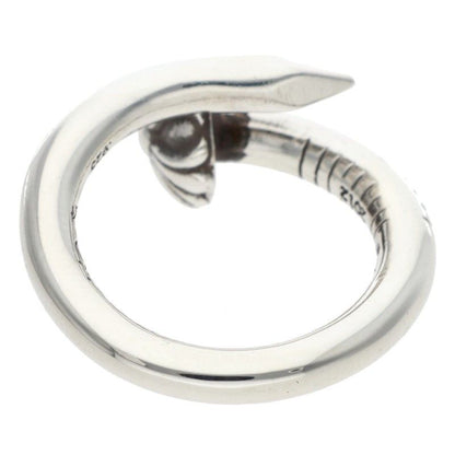 Chrome Hearts Nail Crsball Cross Ball Silver Ring — view 2
