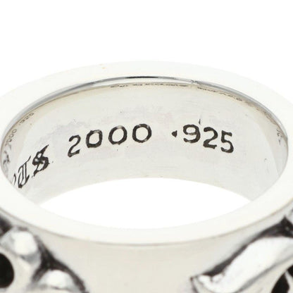 Chrome Hearts Dbl Narrow Vine Band Double Silver Ring — view 5