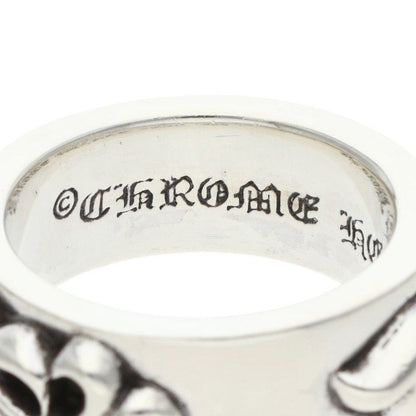 Chrome Hearts Dbl Narrow Vine Band Double Silver Ring — view 4