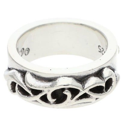 Chrome Hearts Dbl Narrow Vine Band Double Silver Ring — view 2