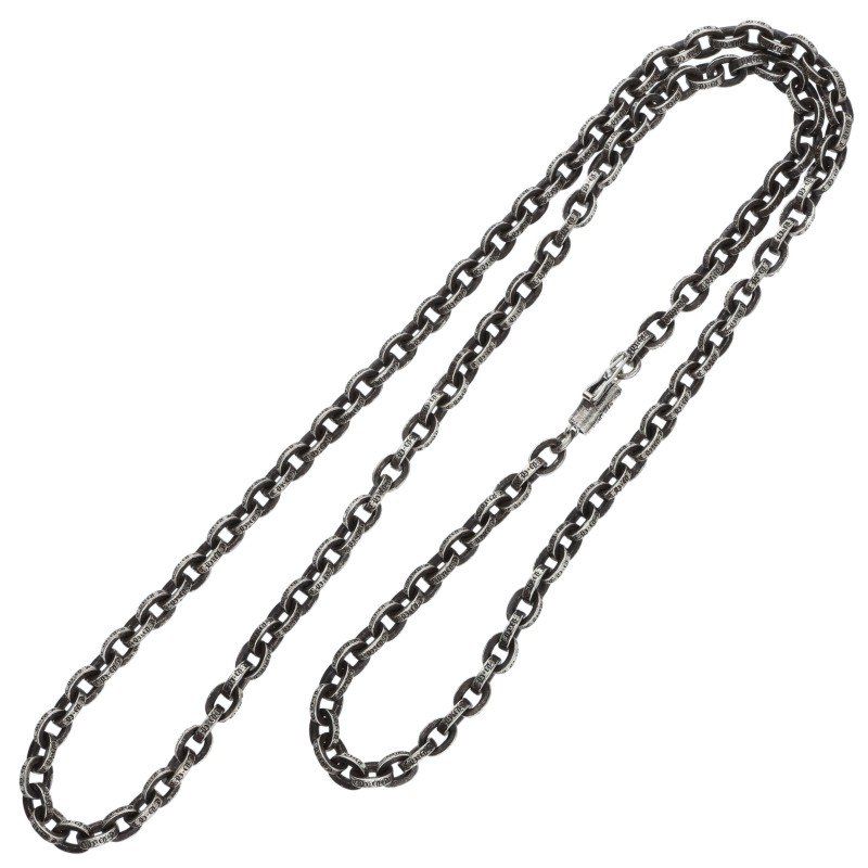 Chrome Hearts Paper Chain 24 Silver Necklace — view 2