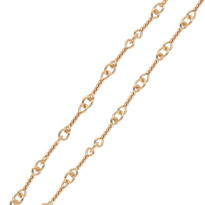 Chrome Hearts 22k Neckchain Twist Chain Yellow Gold Necklace — view 5