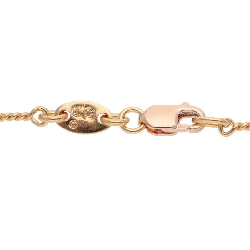 Chrome Hearts 22k Neckchain Twist Chain Yellow Gold Necklace — view 3
