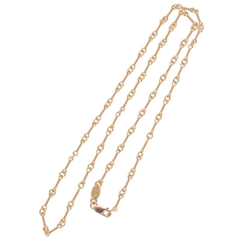 Chrome Hearts 22k Neckchain Twist Chain Yellow Gold Necklace — view 2