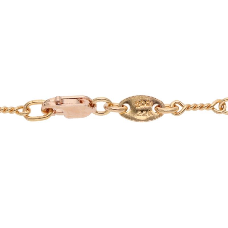 Chrome Hearts 22k Neckchain Twist Chain Yellow Gold Necklace — view 4