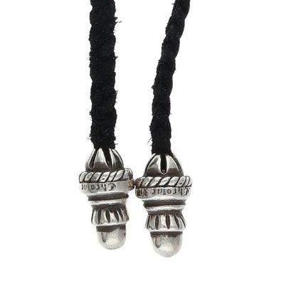 Chrome Hearts CH Crs LG BC Large CH Cross Boro Chip Silver Necklace — view 4