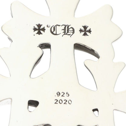 Chrome Hearts 3 CH Crs Sml Triple CH Cross Small Silver Pendant — view 3