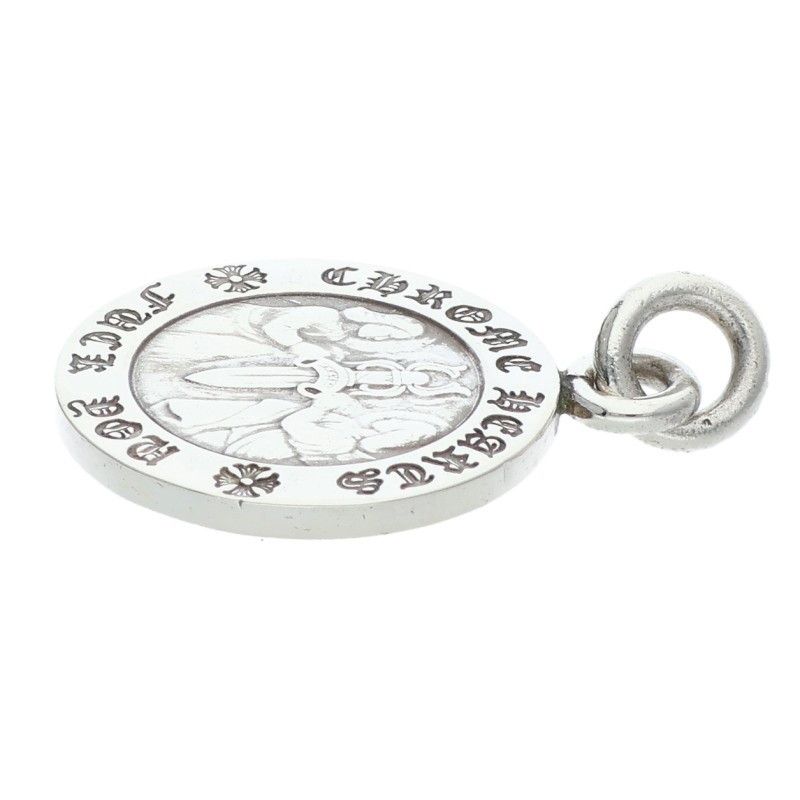 Chrome Hearts Chrm Angl Mdl Angel Medal Charm V1 Silver Pendant — view 4