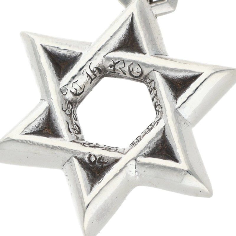 Chrome Hearts Star of David Pendant Silver — view 4