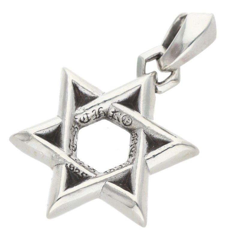 Chrome Hearts Star of David Pendant Silver