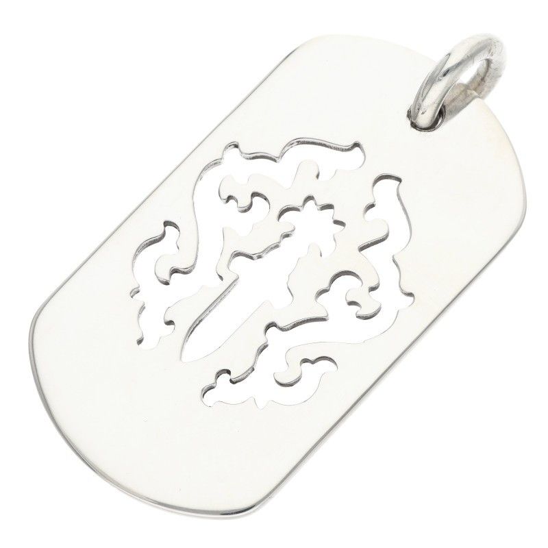 Chrome Hearts D Tag Lrg Dagger Cutout Dog Tag Large Pendant