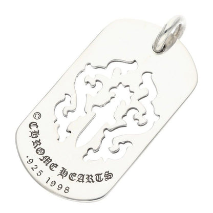 Chrome Hearts D Tag Lrg Dagger Cutout Dog Tag Large Pendant — view 2