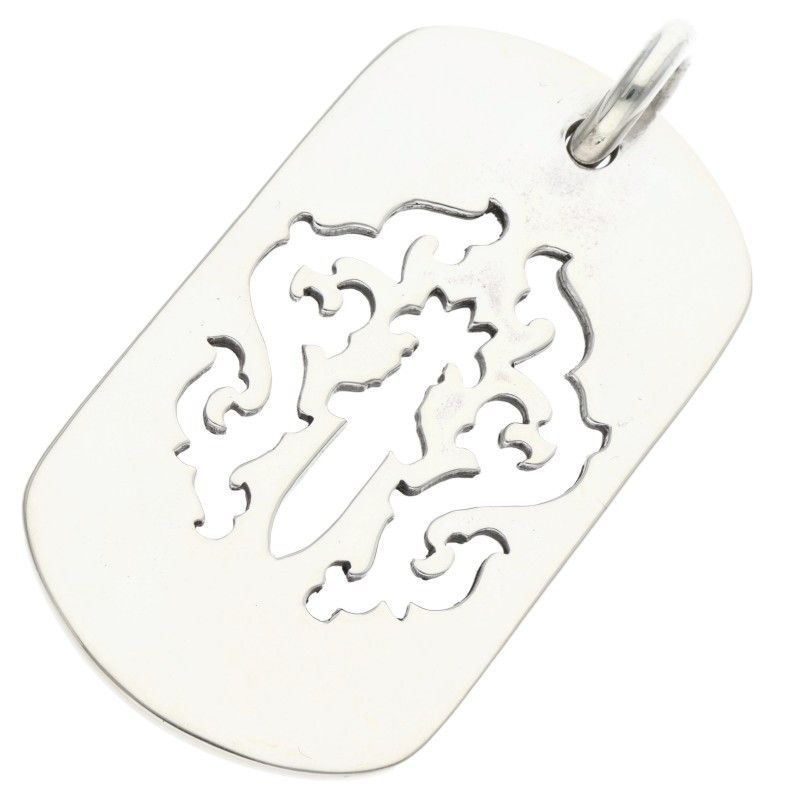 Chrome Hearts D Tag Lrg Dagger Cutout Dog Tag Large Pendant — view 2