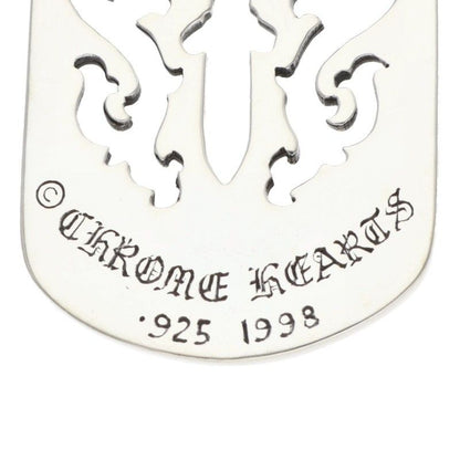 Chrome Hearts D Tag Lrg Dagger Cutout Dog Tag Large Pendant — view 3