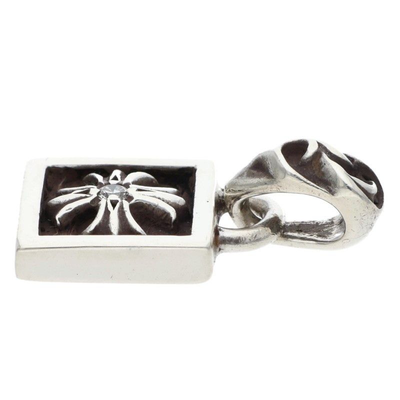 Chrome Hearts Framed CH Plus Charm Silver Pendant — view 3