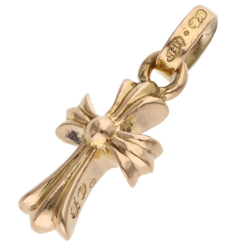 Chrome Hearts 22k Crs Baby Fat 22k Fat Charm Gold Pendant