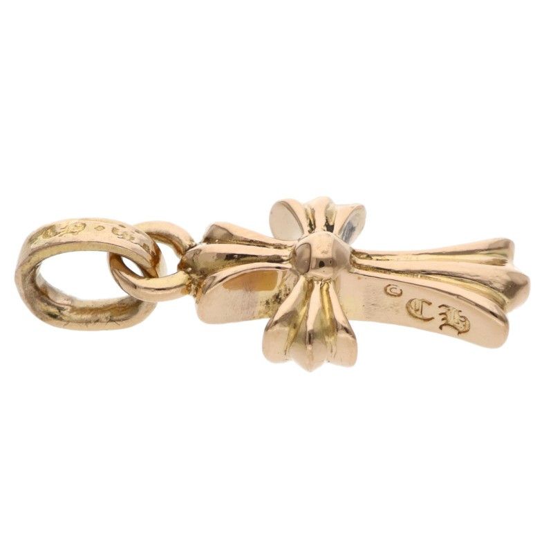 Chrome Hearts 22k Crs Baby Fat 22k Fat Charm Gold Pendant — view 4