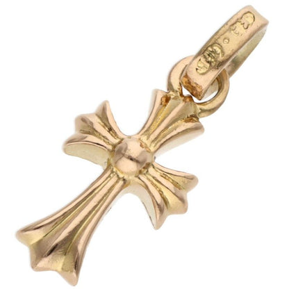 Chrome Hearts 22k Crs Baby Fat P Dmnd Fat Pave Diamond Charm Gold Pendant — view 2