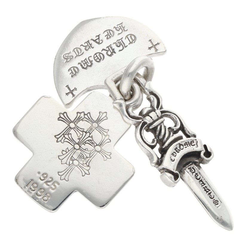Chrome Hearts Vintage Three Trinkets Medium Era Pendant — view 3