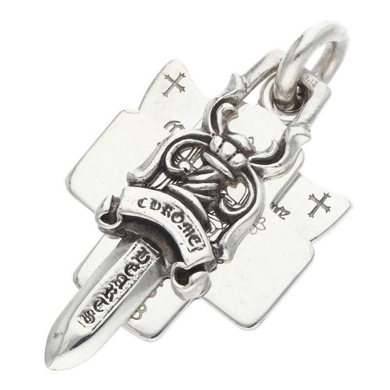 Chrome Hearts Vintage Three Trinkets Medium Era Pendant
